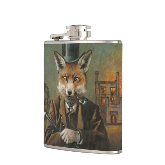 Dapper Fox Hip Flask Heupfles (Links)