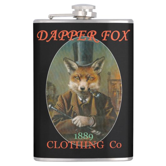 Dapper Fox  kolf Heupfles (Voorkant)