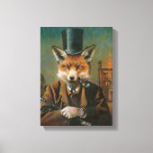 Dapper Fox Wrapped Canvas (Voorkant)