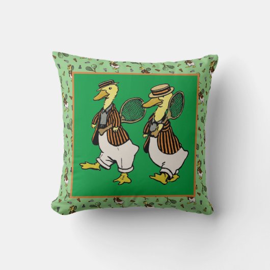 DAPPER GEEFT groen Kussen (Voorkant)