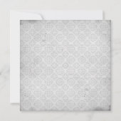 Dapper Gentleman's Birthday Party Kaart (Achterkant)