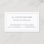 Dapper, gewoon Visitekaartje (Voorkant)