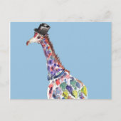 Dapper Giraffe Briefkaart (Voorkant)