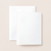 Dapper Gold Foil "HAPPY BIRTHDAY!" Kaart (Met envelop)