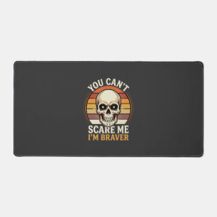 Dapper Halloween-schedel Retro Horror Design_1 Bureaumat
