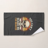 Dapper Halloween-schedel Retro Horror Design_1 Handdoek (Handdoek)