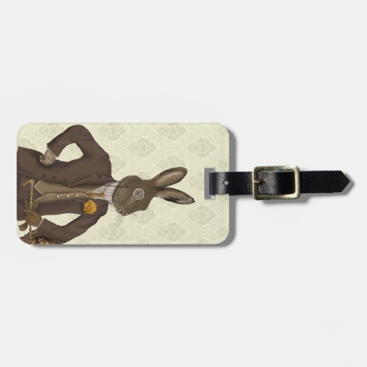 Dapper Hare 2 Bagagelabel (Voorkant horizontaal)