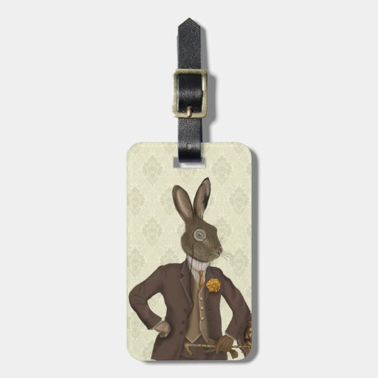 Dapper Hare 2 Bagagelabel (Voorkant verticaal)