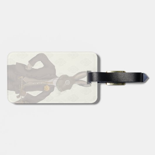 Dapper Hare 2 Bagagelabel (Achterkant horizontaal)