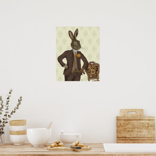 Dapper Hare Poster (Keuken)