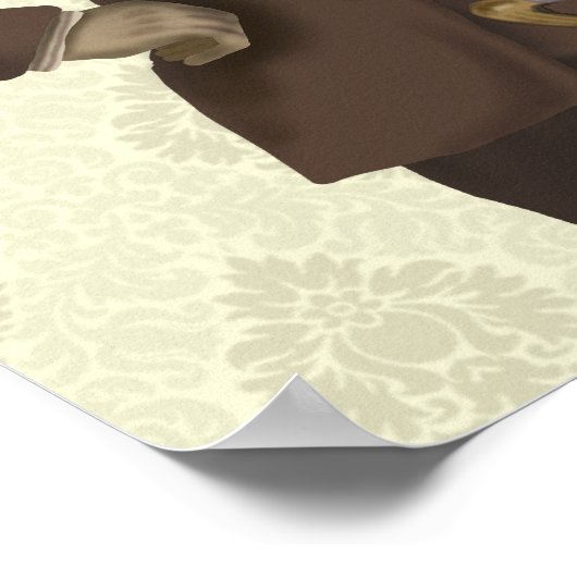 Dapper Hare Poster (Hoek)