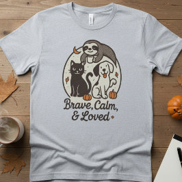 Dapper, Kalm & Geliefd — Mooie Dieren Trio Hallowe T-shirt