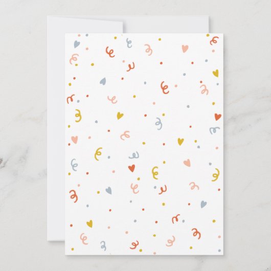 Dapper Kat Verjaardagsuitnodiging Kaart (Achterkant)