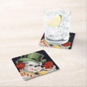 Dapper Kerstsnowman Kartonnen Onderzetters (Insitu)