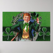 Dapper Leprechaun  St. Patrick's Day Poster (Voorkant)
