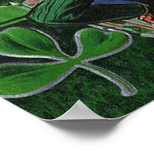 Dapper Leprechaun  St. Patrick's Day Poster (Hoek)