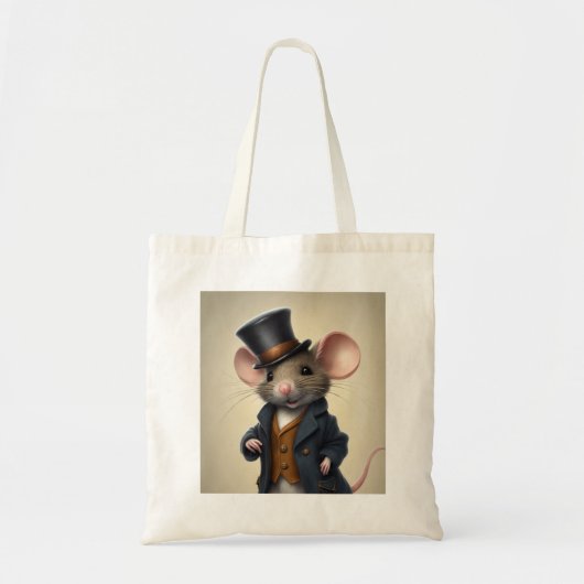 Dapper Muis Boodschappentas Tote Bag (Voorkant)