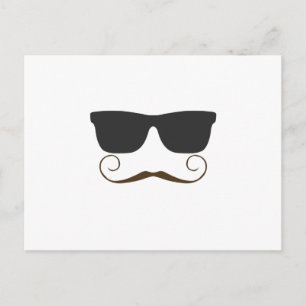 Dapper Mustache Briefkaart
