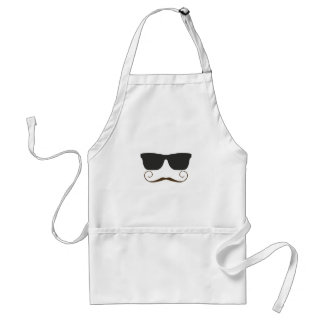 Dapper Mustache Standaard Schort