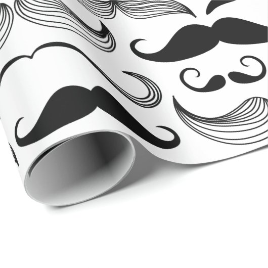 Dapper Mustaches — Papier voor onmiddellijke verpa (Rol Hoek)