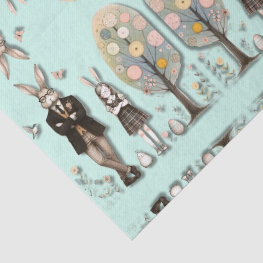 Dapper paasweefsel papier (Detail)