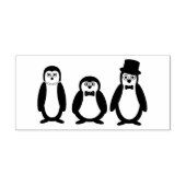 Dapper Penguins Rubberstempel (Afrduk)