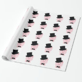 Dapper Pig Cadeaupapier (Uitgerold)