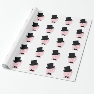 Dapper Pig Cadeaupapier