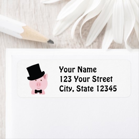 Dapper Pig Etiket (Insitu)