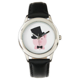 Dapper Pig Horloge
