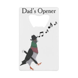 Dapper Pigeon Creditkaart Flessenopener