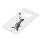 Dapper Pigeon Creditkaart Flessenopener (Achterkant Gekanteld)