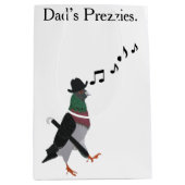 Dapper Pigeon  Medium Cadeauzakje (Voorkant)