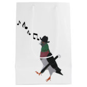 Dapper Pigeon  Medium Cadeauzakje (Achterkant)