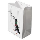 Dapper Pigeon  Medium Cadeauzakje (Achterkant Gekanteld)