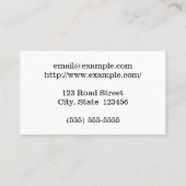 Dapper Professional-Visitekaartje Visitekaartje (Achterkant)