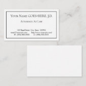 Dapper, professioneel Visitekaartje (Voorkant / Achterkant)