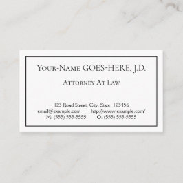 Dapper, professioneel Visitekaartje