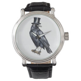 Dapper Raven in bloei Horloge