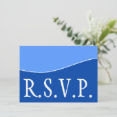 Dapper, Simple & Basic "R.S.V.P." Kaart (Staand voorkant)