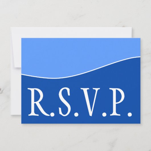 Dapper, Simple & Basic "R.S.V.P." Kaart (Voorkant)