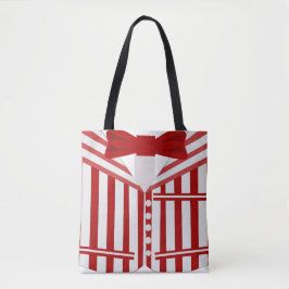 Dapper Singer Style Barbershop Kwartet Design Tote Bag