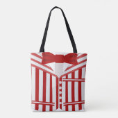 Dapper Singer Style Barbershop Kwartet Design Tote Bag (Achterkant)