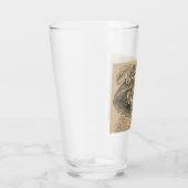 Dapper Skeleton (Calavera Catrina) (Elegant Skull) Glas (Rechts)