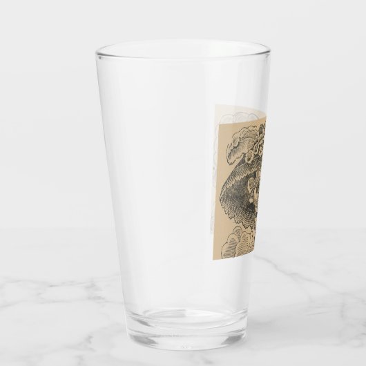 Dapper Skeleton (Calavera Catrina) (Elegant Skull) Glas (Rechts)