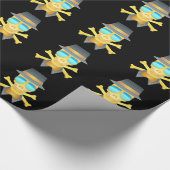 Dapper Skull Wrapping Paper Cadeaupapier (Hoek)