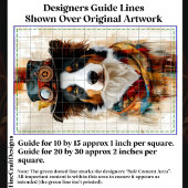 Dapper Steampunk Hond, Top Hat, Sjaal DB1 Decoupag Tissuepapier