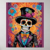 Dapper Sugar Skull: Dag van de Doden Poster (Voorkant)