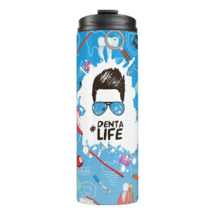 Dapper tandarts thermosbeker