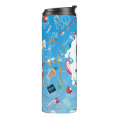 Dapper tandarts thermosbeker (Gedraaid links)